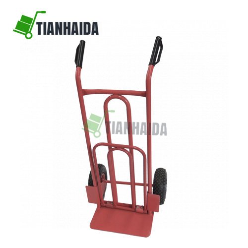 Heavy duty foldable convertible industrial steel home discount folding hand sack trolley truck HT2138