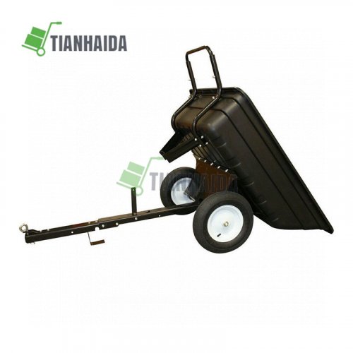 BTC003  ATV Dumping Poly / Plastic Garden Utility Trailers Tool Cart 