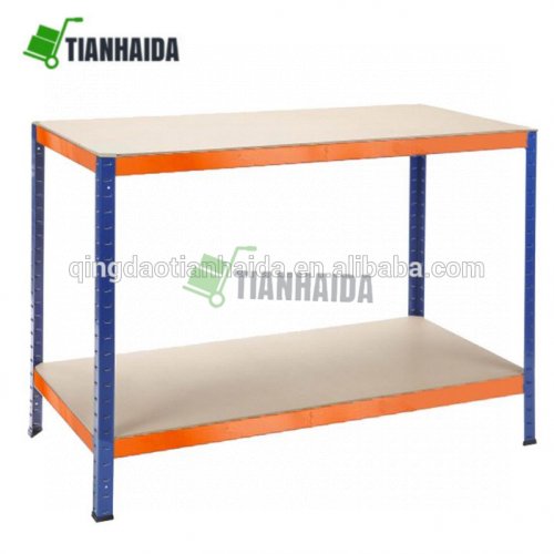 Solid and durable MDF board metal frame industrial workbench