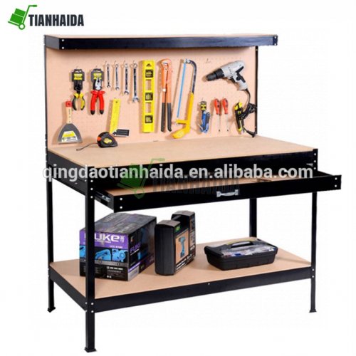steel frame adjustable steel tool work table