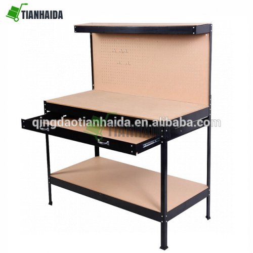 Workbench Work Garage Table With Storage Steel drawer
