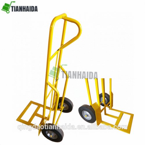 HT2045P   Open Shoe South American Chile market Steel Tube Hand Sack Truck Trolley  tool cart Heavy Duty 