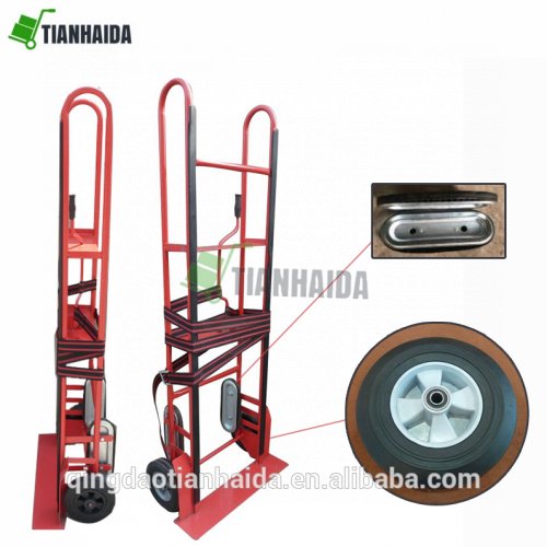 HT1557  Premium Hand Truck Appliance Dolly Heavy Duty Steel Gauge with Stair Climbers