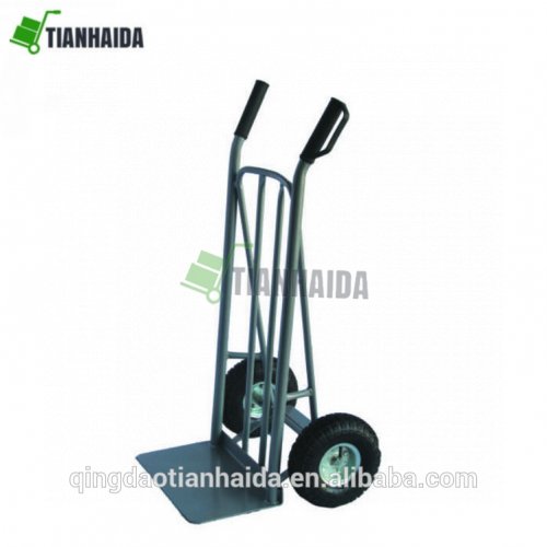 HT2132B Ideally suited to both office and warehouse Plastic knuckle guard hand grip Tubular steel frame hand trolley truck