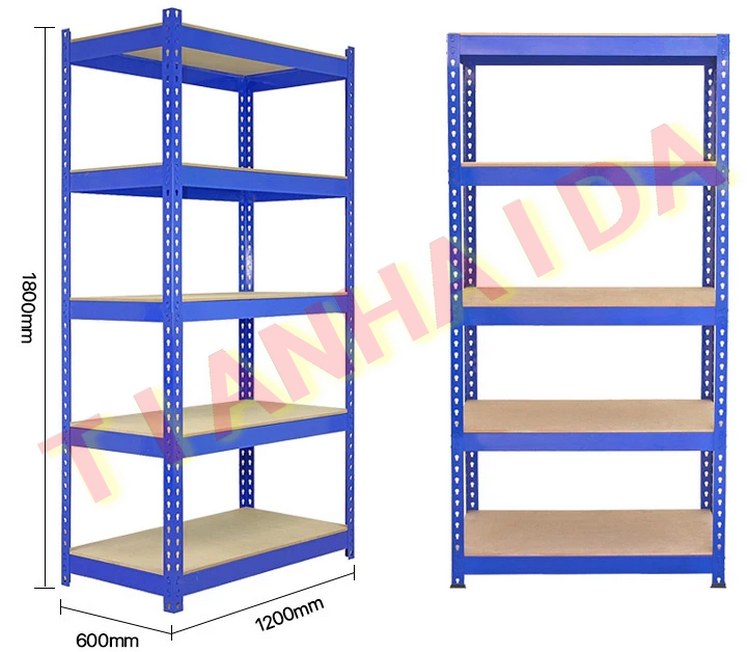 Popular used metal warehouse storage goods industrial shelves